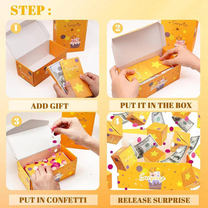 🎁Surprise Gift Box Explosion for Birthday and Graduation🔥