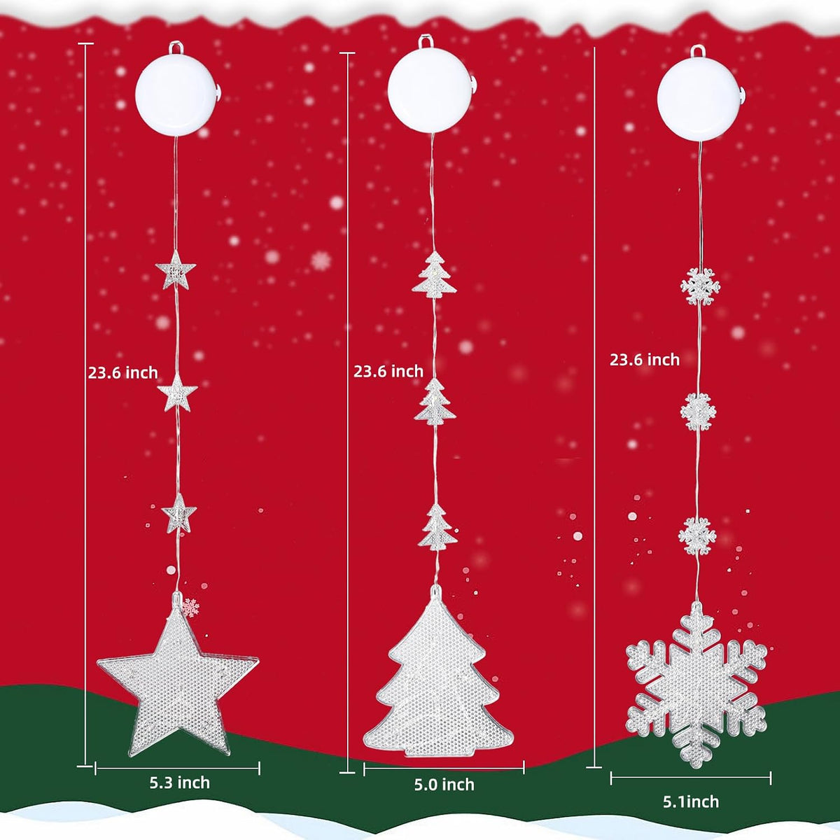 Christmas window lights image 7