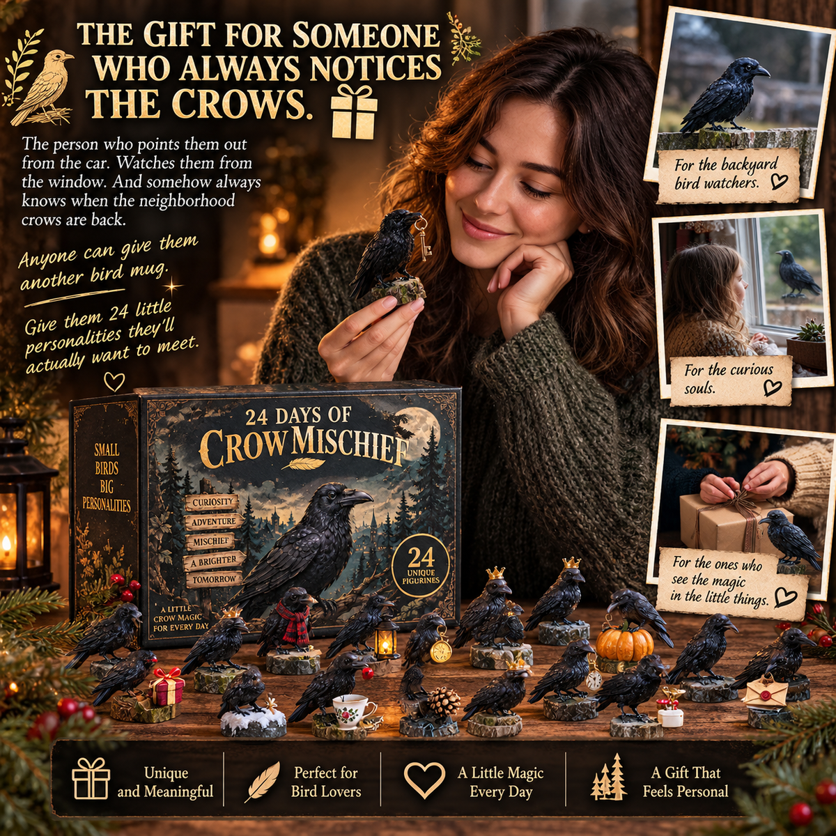 24 Days of Crow Mischief — 24 Clever Little Troublemakers 🖤