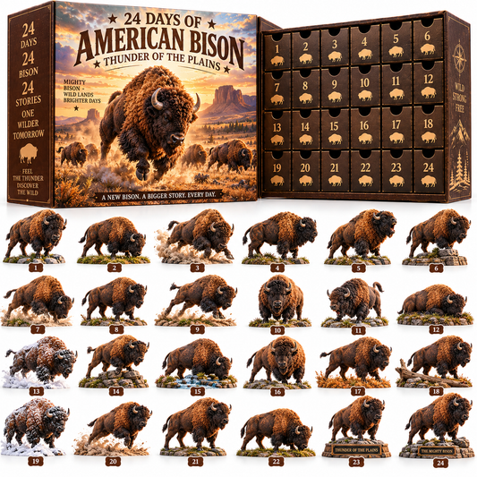 🦬24 Days of Wild American Bison – The Spirit of the Great Plains