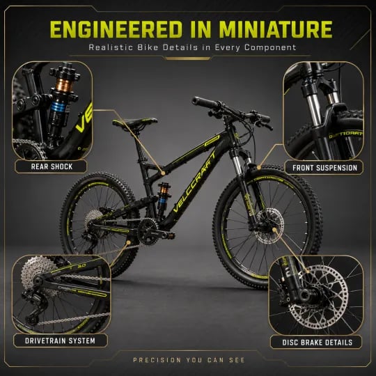 🔥LAST DAY 50% OFF - 🚲DIY Mountain Bike Model Kit – Build, Display & Collect！！！