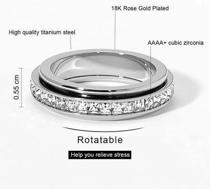 Stylish Fidget Ring Anxiety Relief