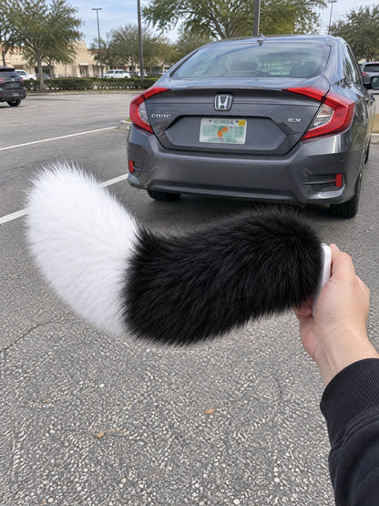 🦊 Fluffy Fox Tail Car Decor | Cute Auto Accessory