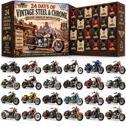 🔥🏍️ 24 Days of American Heavy Motorcycles – Ride the Legend