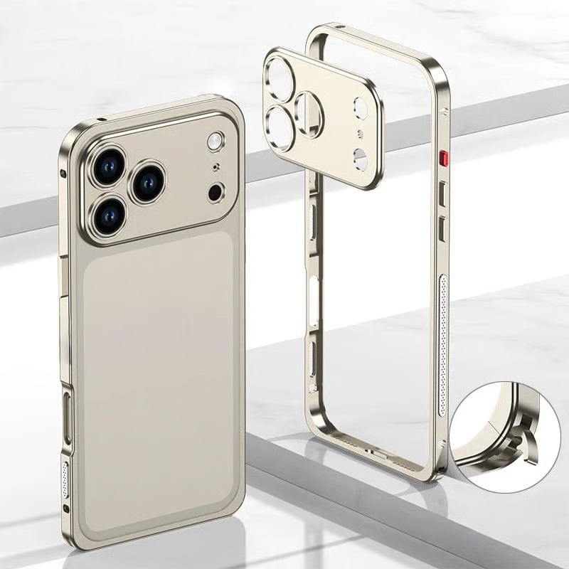 Aluminum Alloy Cooling Frame Heat Dissipation Case for iPhone 18 Series