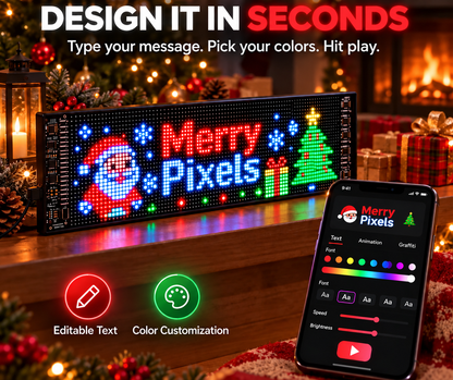 ✨ Christmas Magic LED Display 🎅