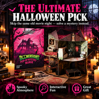 🎲 Flash Sale 50% OFF –3D Pop-Up Mystery Manor – Immersive Murder Mystery Puzzle Game