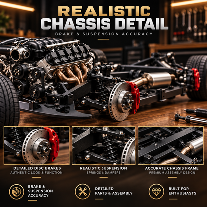 🔥HOT SALE 50%🚗 DIY Classic Muscle Car Model Kit – Build & Display