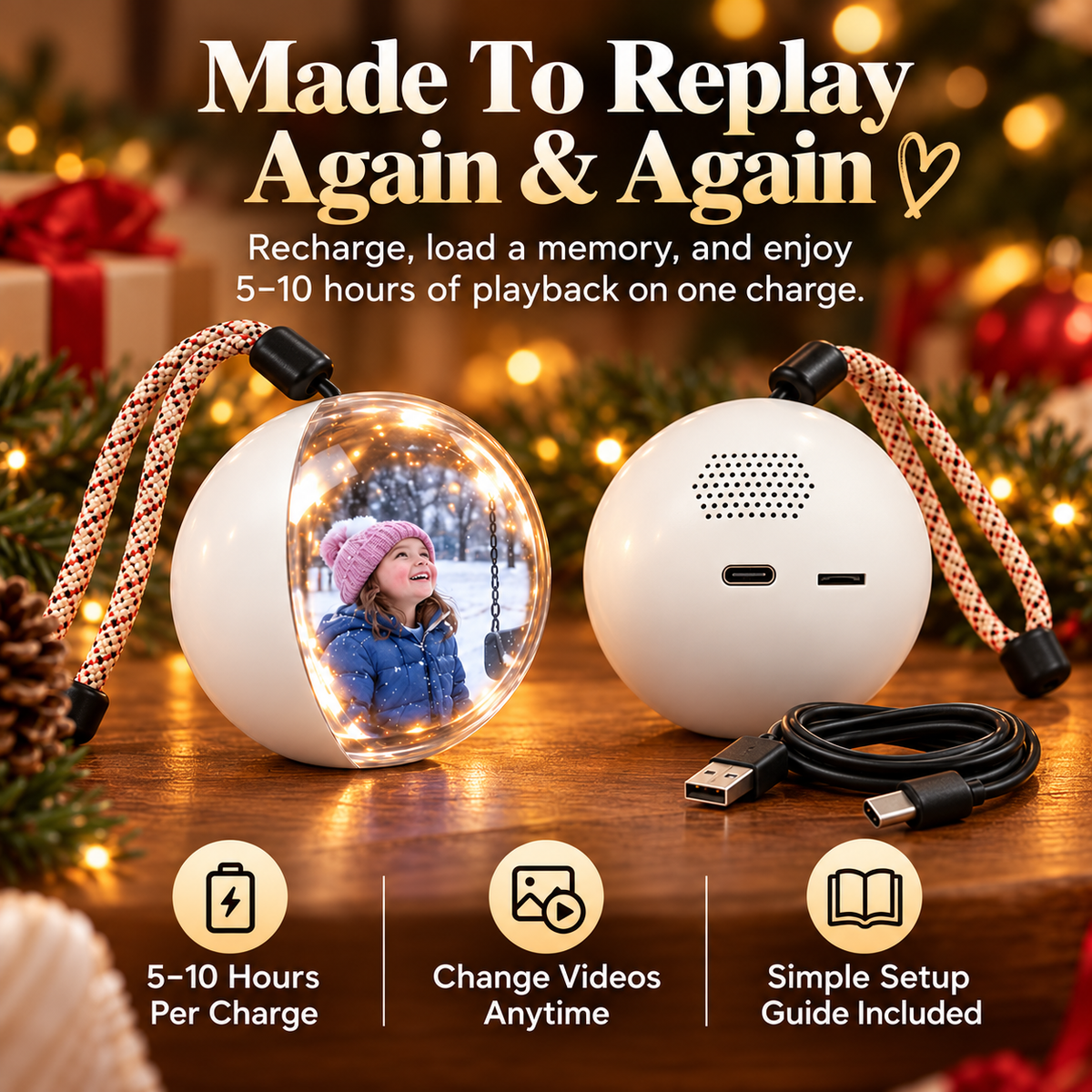 ❤️ Memory Orb ✨ Turn Your Favorite Videos Into a Gift They'll Treasure