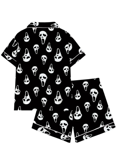 Horror Mask Pajamas Set
