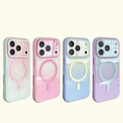 Magnetic 2-in-1 double-layer gradient full-cover AI button case