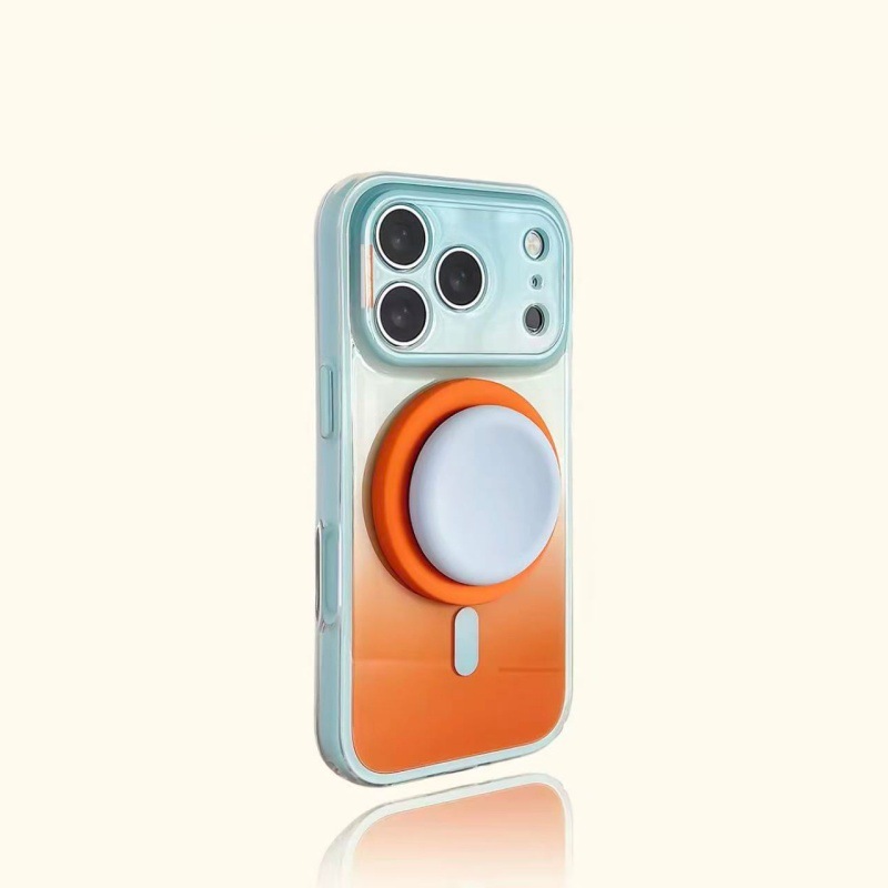 Magnetic 2-in-1 double-layer gradient full-cover AI button case