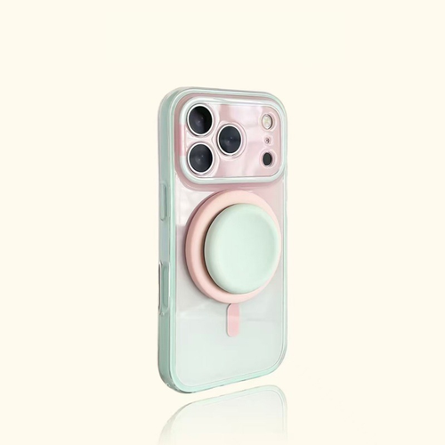 Magnetic 2-in-1 double-layer gradient full-cover AI button case