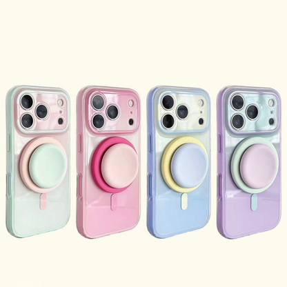 Magnetic 2-in-1 double-layer gradient full-cover AI button case