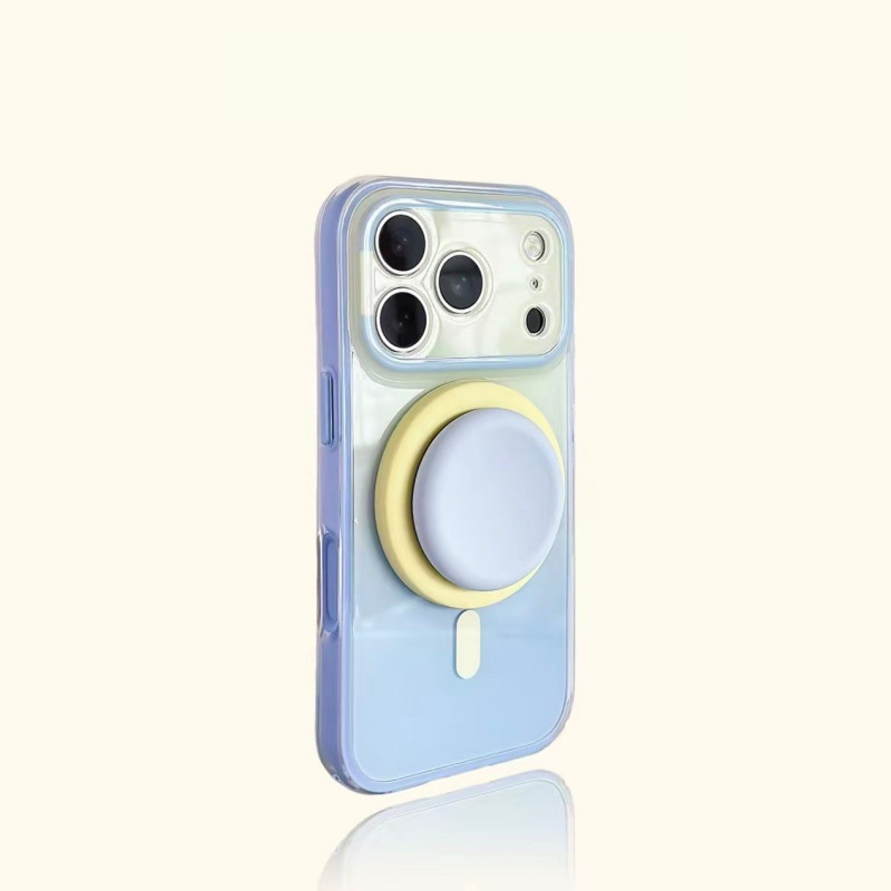 Magnetic 2-in-1 double-layer gradient full-cover AI button case