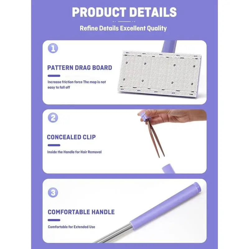 No-Wash Hands-Free Rotating Mop - product image 5