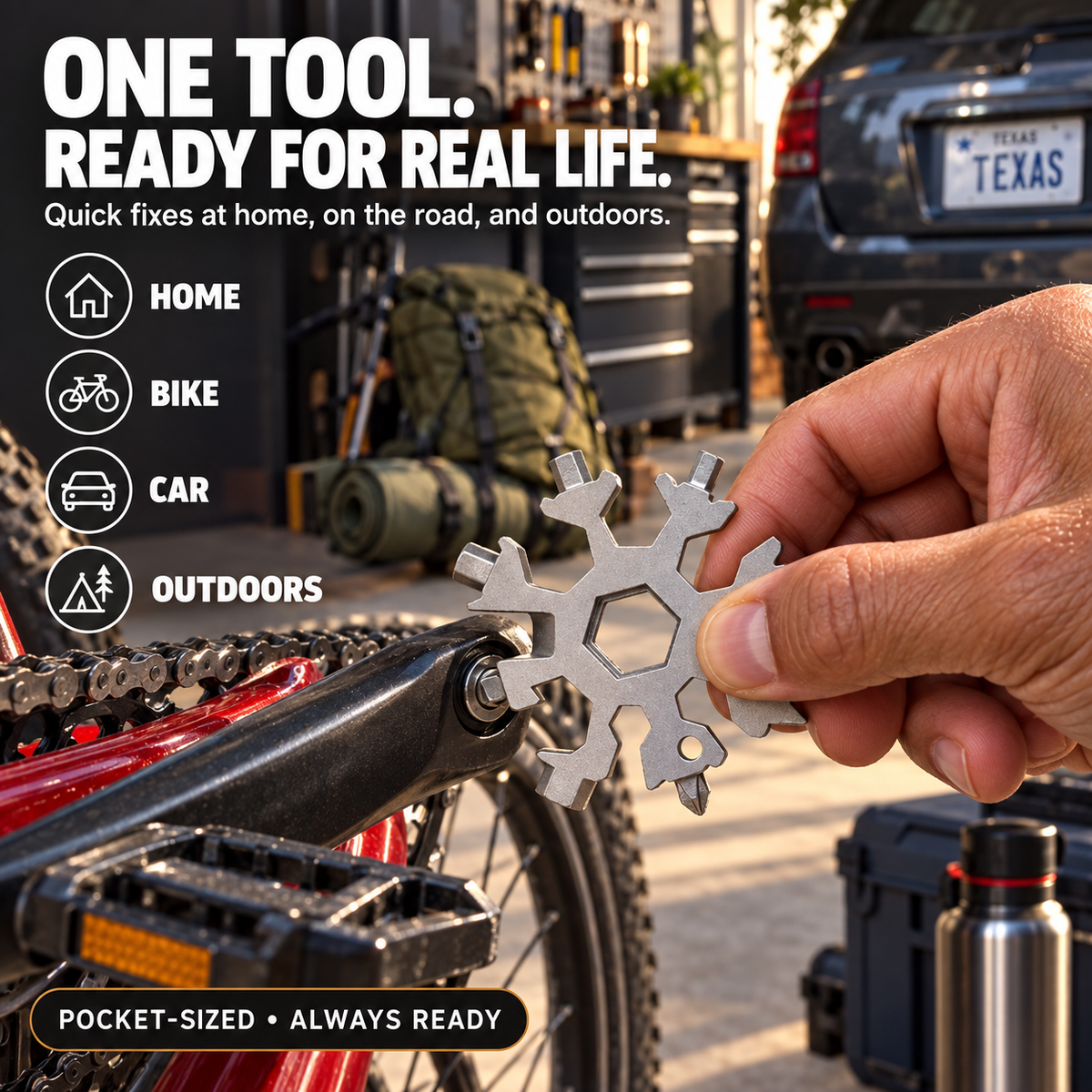 ❄️ 50% OFF 18-in-1 Snowflake Multi-Tool – Your Pocket-Sized Toolbox