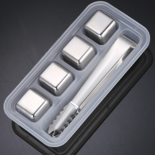 Reusable Stainless Steel Ice Cubes  for Drinks Wine Whiskey