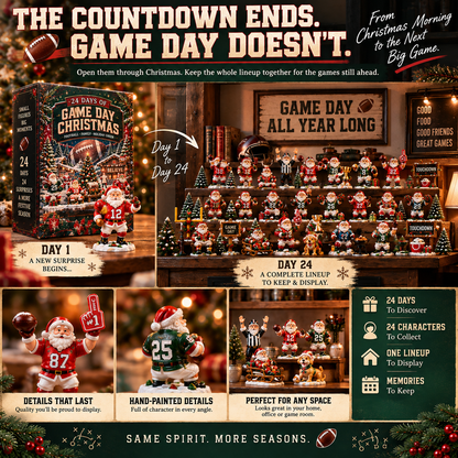 🏈🎄 24 Days of Game Day Christmas – Football Holiday Collection