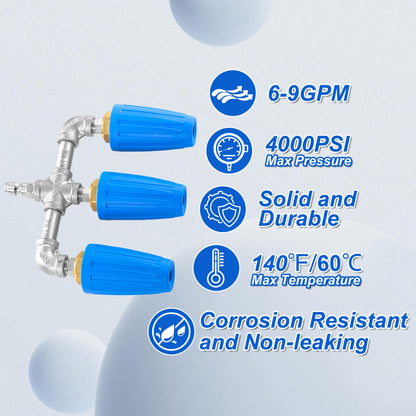 Turbo Nozzle Pressure Washer with 1/4 Quick Connect and 2.0 Orifice