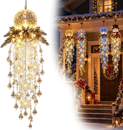 🎄 Crystal Cascade Christmas Light ✨