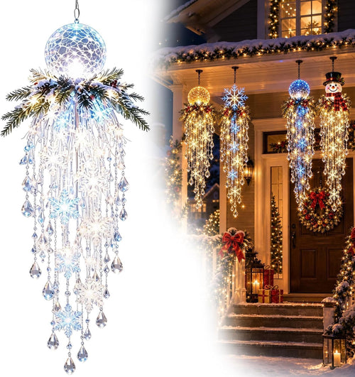 🎄 Crystal Cascade Christmas Light ✨