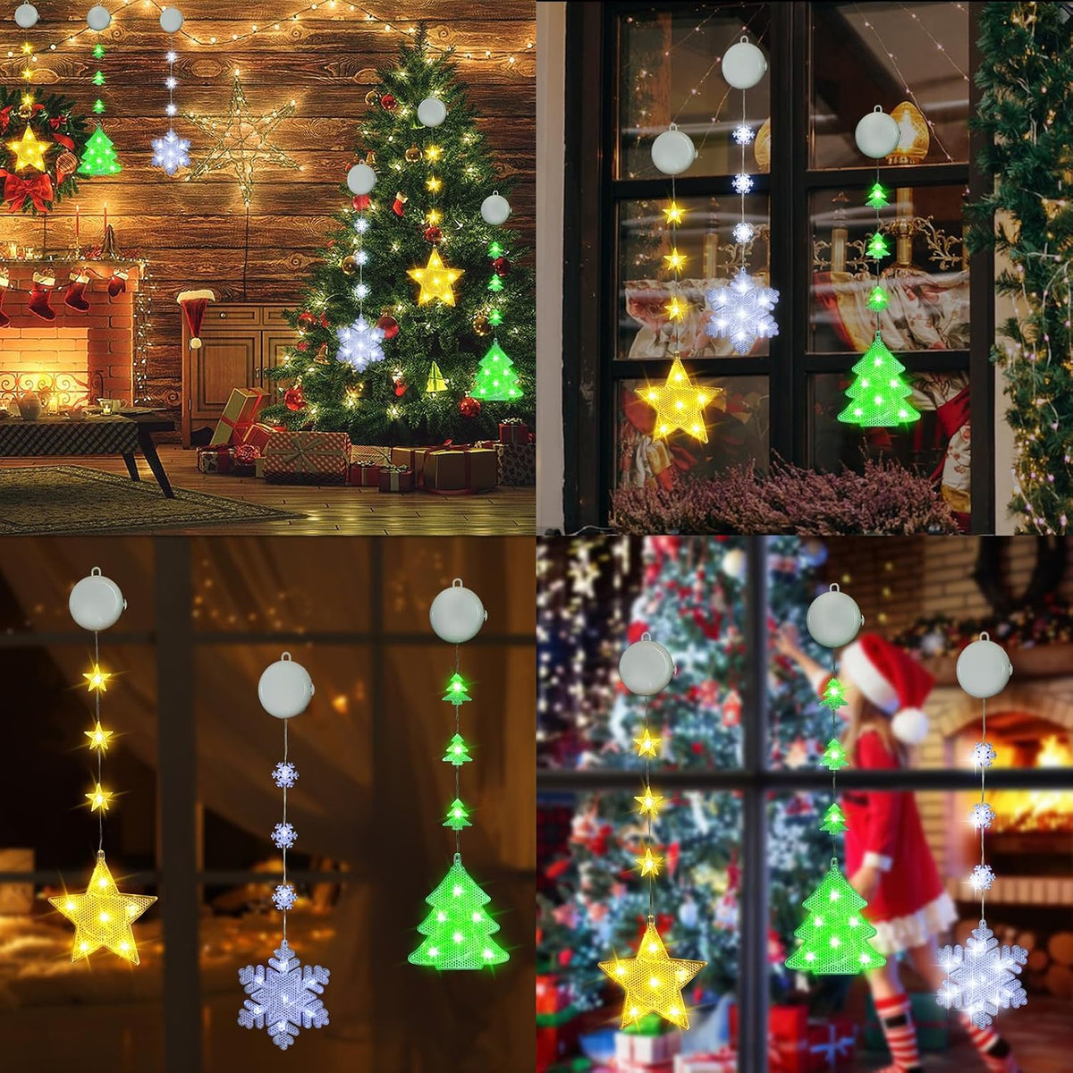 Christmas window lights image 6