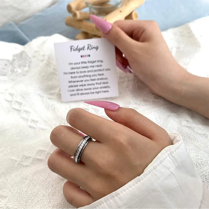 Stylish Fidget Ring Anxiety Relief
