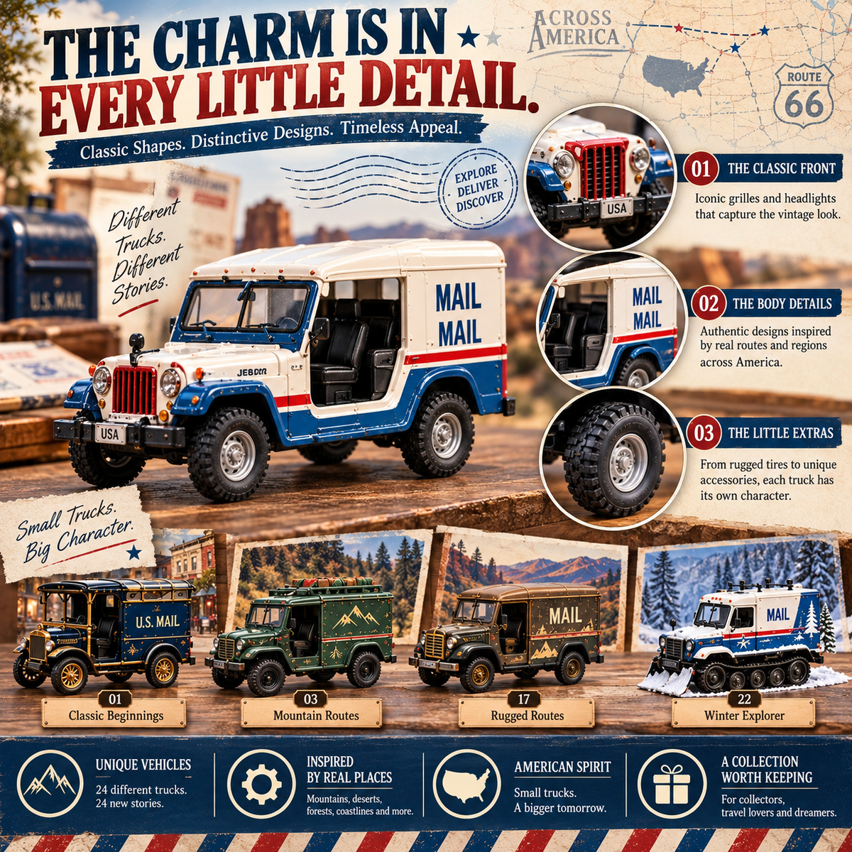 🔥🚚24 Days of Mail Across America – Vintage Postal Truck Advent Calendar 🚚🇺🇸