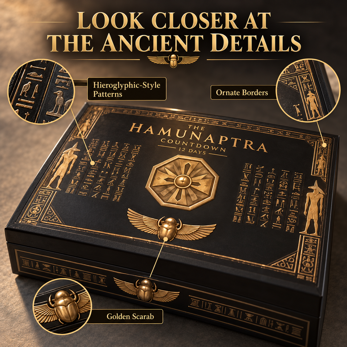 12-Day Ancient Egyptian Mystery Countdown Box
