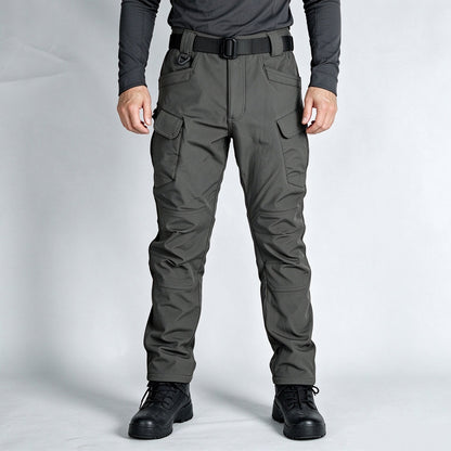 Men's Winter Fleece-Lined Tactical Cargo Pants