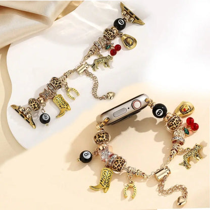 Boho Charm Apple Watch Band – Elegant Bracelet Style Strap