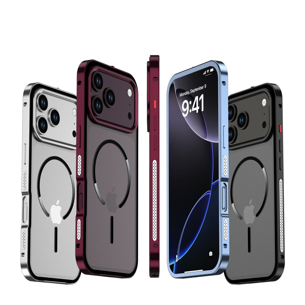 For iPhone 18 Pro Max Magnetic Metal Armor Case – Slim Premium Protection