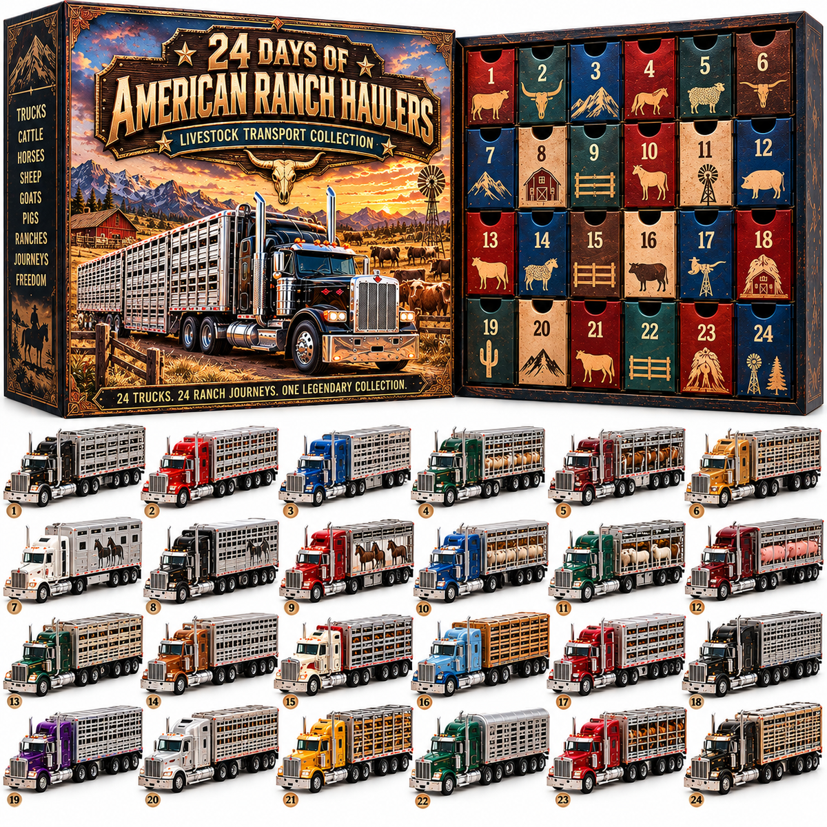 🔥 Love Big Rigs?! 🚛 2026 Chrome Hauler Elite – 24 Trucks to Collect!