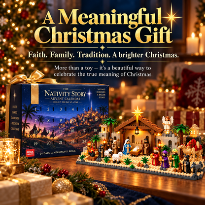 🎄 Nativity Building Advent Calendar | 24 Daily Builds to Create a Complete Christmas Scene 🧱