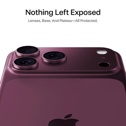 1-Piece Metal Frame Camera Lens & Module Protector for iPhone 18/17 Series