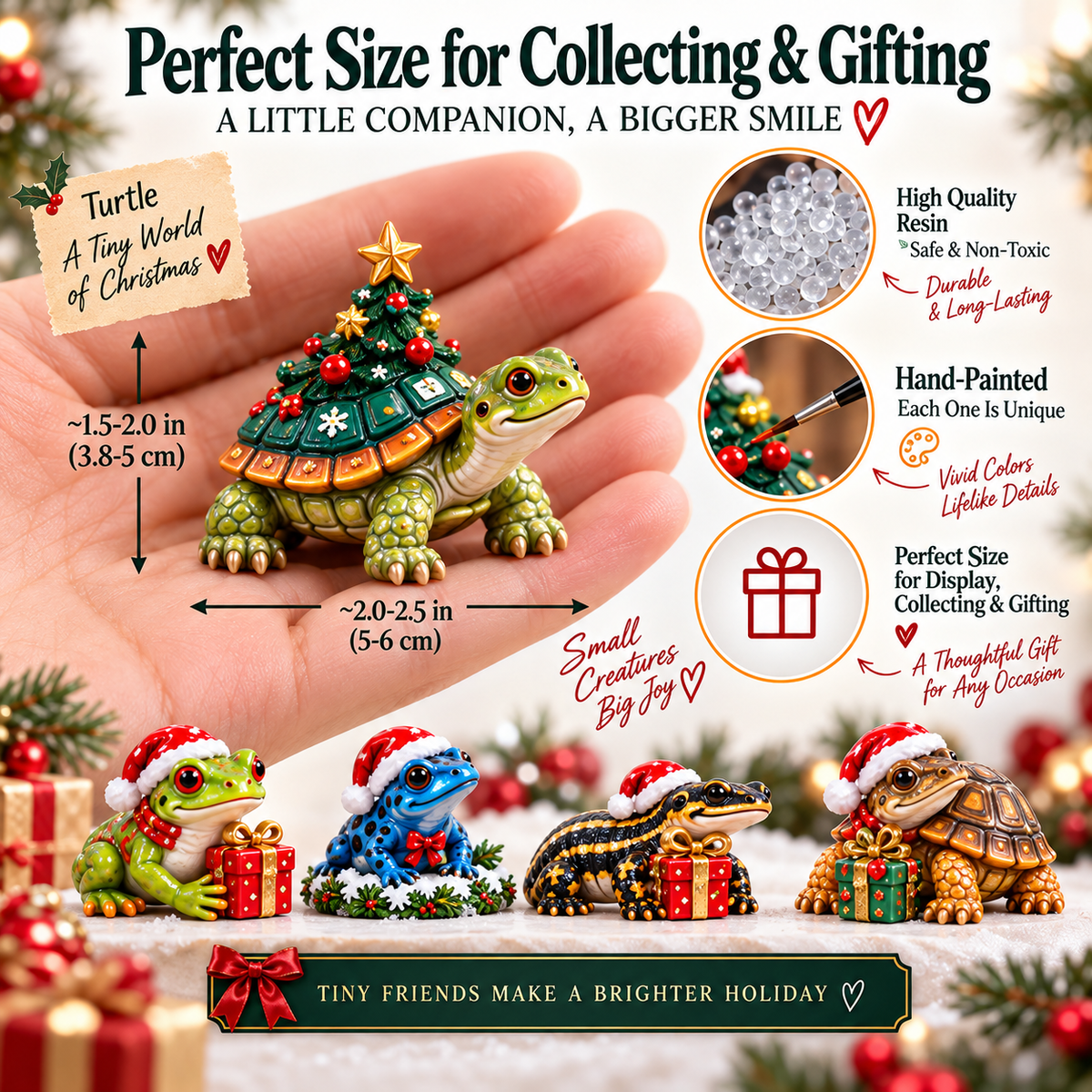 🦎🐍🐢Small Creatures, Big Christmas — 24 Reptile & Amphibian Holiday Pals