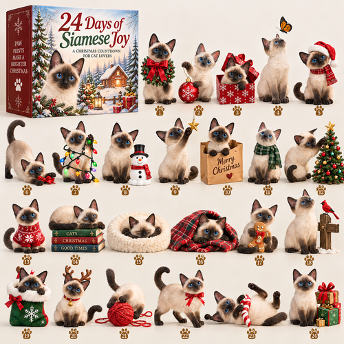 💙 24 Days of Siamese Magic — 24 Blue-Eyed Personalities to Discover