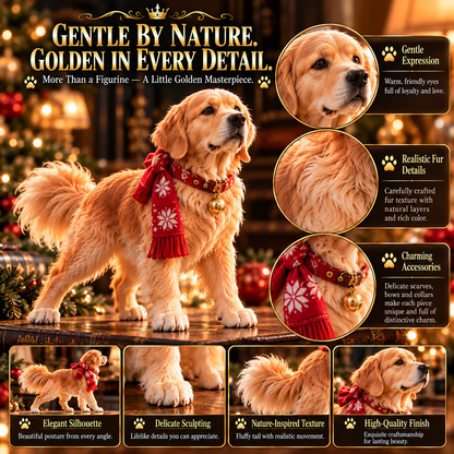 👑 Meet the Golden Gentlemen! 🐕 24-Day Golden Retriever Advent Calendar
