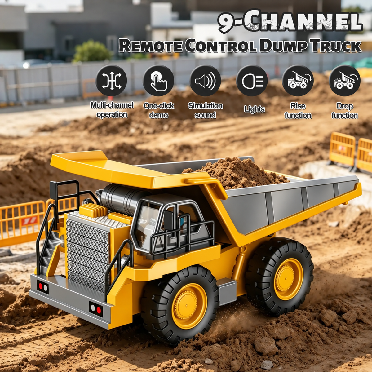 🚜 4-Vehicle RC Construction Set ✨ Big Fun for Little Builders! (Free Shipping ✈️)