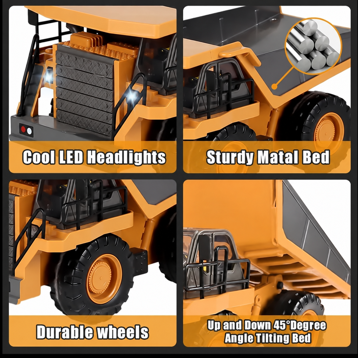 🚜 4-Vehicle RC Construction Set ✨ Big Fun for Little Builders! (Free Shipping ✈️)