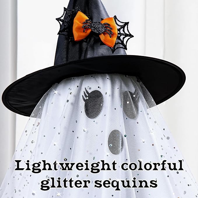2PCS Halloween Ghost Lights with Remote