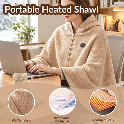 ❄️ LAST CHANCE 50% OFF Heated Wearable Blanket – Stay Warm at Your Desk Without Bulky Layers