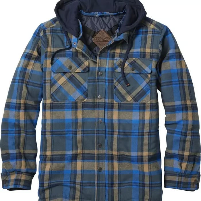 🔥❄️Mountain-Tested Warmth | Concealed Carry Hooded Flannel💥🔫(📦Buy 2 Free Shipping)