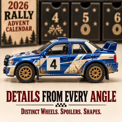 🏎️ 2026 Rally Racing Advent Calendar – 24 Days of Dirt & Speed, 24 Collectible Rally Cars