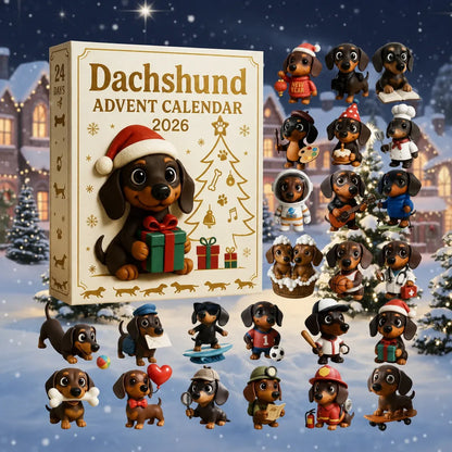 🔥😍🎄🐾 2026 Dachshund Advent Calendar 🐶✨