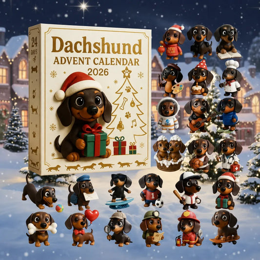 🔥😍🎄🐾 2026 Dachshund Advent Calendar 🐶✨