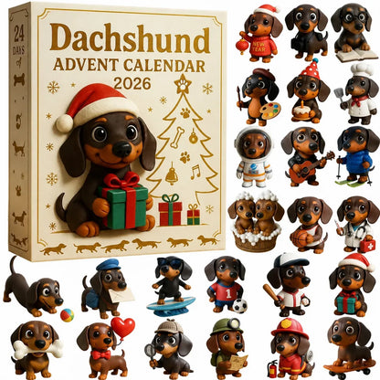 🔥😍🎄🐾 2026 Dachshund Advent Calendar 🐶✨