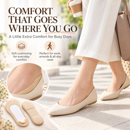 🧦 Cushioned No-Show Socks – Soft Padded Foot Liners