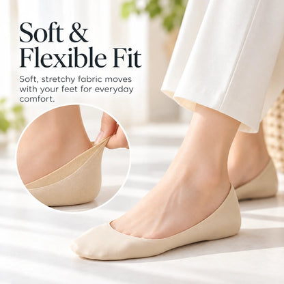 🧦 Cushioned No-Show Socks – Soft Padded Foot Liners